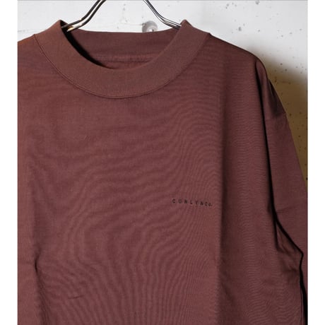 CURLY カーリー "HEAVY PLATING L/S TEE"