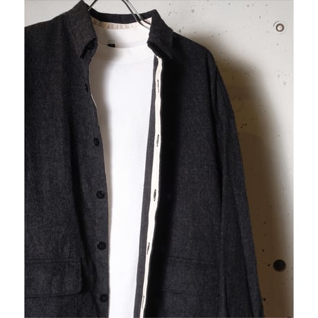 (g) グラム "WOOL SHAGGY OVER SHIRT"