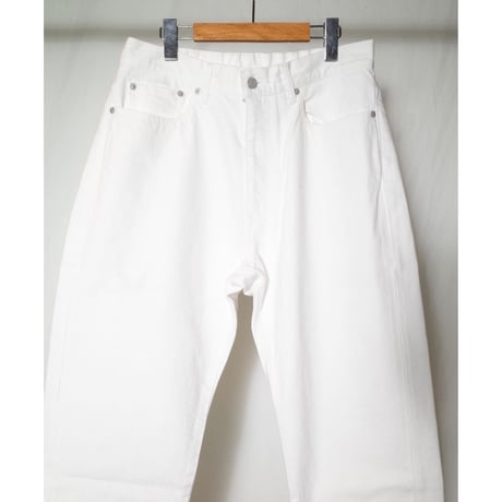 LAMOND ラモンド " Serubitch Tapered Denim(WHITE) ”セルビッチテーパードデニム