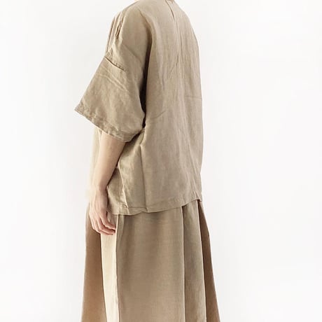 HARVESTY ハーベスティー "SHORT SLEEVES PULLOVER LINEN/RAYON " プルオーバー
