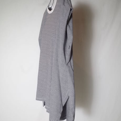 MANON マノン "IN TUCK FRENCH SLEEVE TEE"