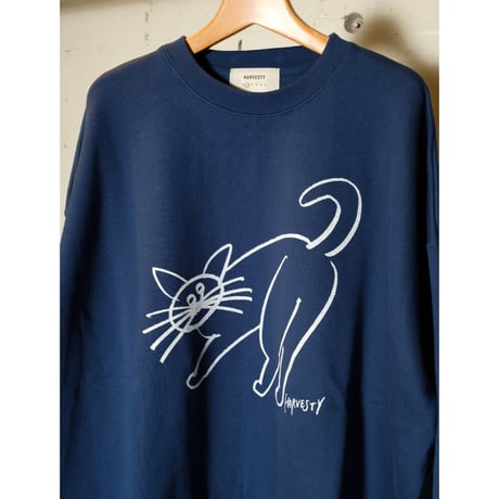 HARVESTY ハーベスティ"PRINTED SWEATSHIRT"
