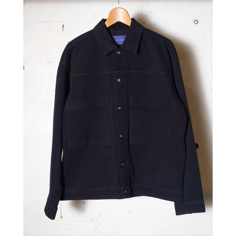 CURLY カーリー ”DENIM TRUCKER JACKET -overdyed-" ジャケット