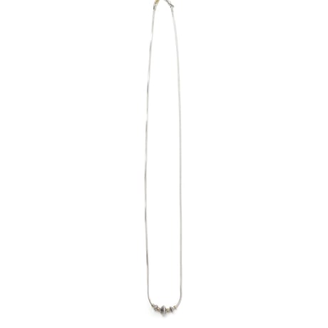 hobo ホーボー "BEADS NECKLACE 925 SILVER with BRASS"