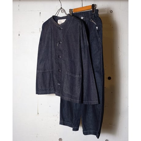 HARVESTY ハーベスティー"DENIM NARROW CIRCUS PANTS"