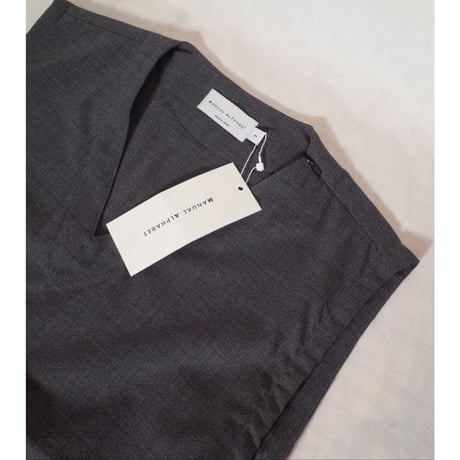 MANUAL ALPHABET マニュアルアルファベット "T/W PULLOVER VEST"ベスト