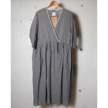 (g) グラム "FABRIC EAR CACHECOEUR ONE PIECE" ファブリックイヤーカシュクールワンピース