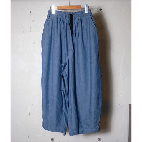 HARVESTY ハーベスティー"CHAMBRAY CROPPED CIRCUS  PANTS "