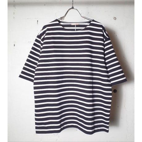 LAMOND ラモンド "ORGANIC COTTON BORDER BASQUE SHIRT＂バスクシャツ