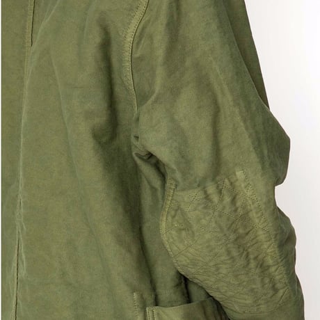 hobo ホーボー "ARTISAN SHIRT JACKET COTTON MOLESKIN MALUBERRY LEAF DYED"