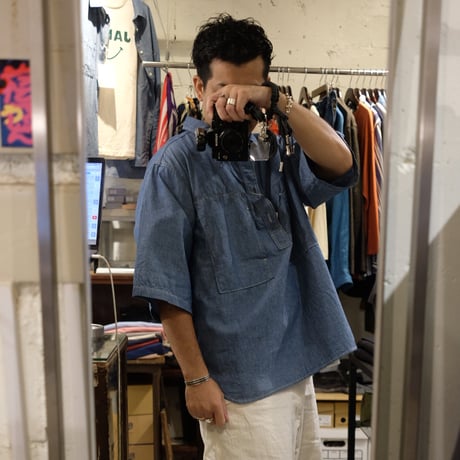 ORDINARY FITS オーディナリーフィッツ "CHAMBRAY SHORT SLEEVE PULLOVER SHIRTS" プルオーバーシャツ