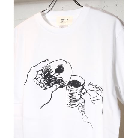 HARVESTY ハーベスティ"PRINTED T-SH (DONT&COFFEE)"