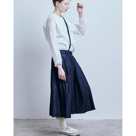 (g) グラム "LIGHT DENIM ONE SEHULDER SKIRT" ライトデニムワンショルダースカート