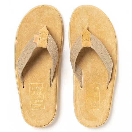hobo ホーボー "THONG SANDAL COTTON SASHIKO by ISLAND SLIPPER" アイランドスリッパ