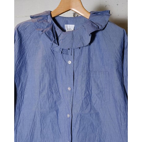 (g) グラム "NECK TUCK FRILL BLOUSE" ネックタックフリルブラウス