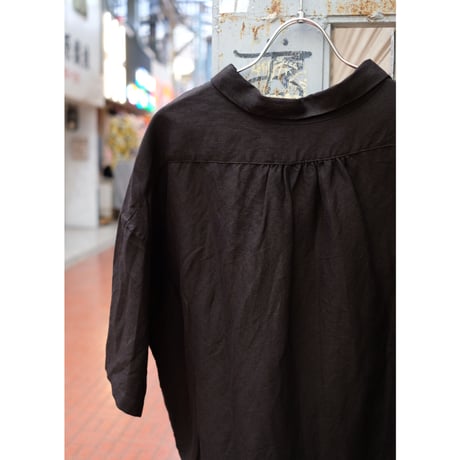 ORDINARY FITS オーディナリーフィッツ "BARBER S/S BLOUSE"