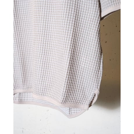 CURLY カーリー "TWO-TONE WAFFLE TEE＂ワッフルTEE