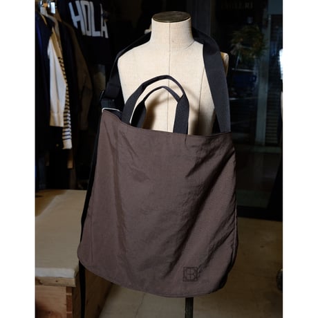 hobo ホーボー"2WAY TOTE BAG NYLON OXFORD ONIBEGIE® DYED"