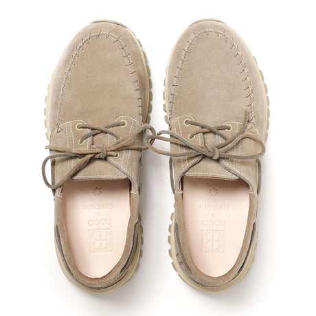 hobo ホーボー "DECK SHOES COW SUEDE by SUNCORE＂デッキシューズ