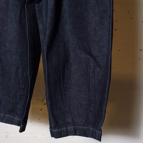 HARVESTY ハーベスティー"DENIM NARROW CIRCUS PANTS"