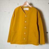 HARVESTY ハーベスティ"COLLARLESS JACKET"