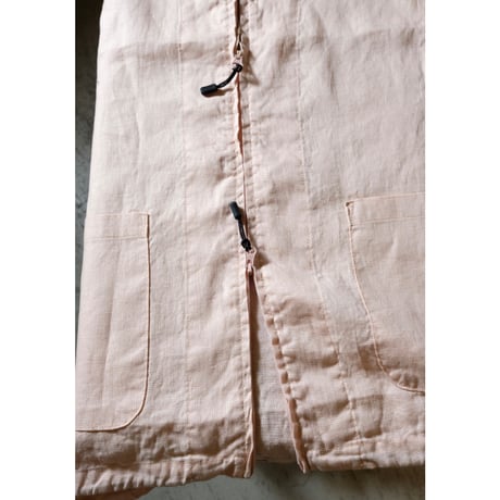 HARVESTY ハーベスティ"LINEN CANVAS ZIP VEST"