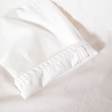 LAMOND ラモンド " Serubitch Tapered Denim(WHITE) ”セルビッチテーパードデニム