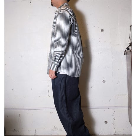 UNIVERSAL PRODUCTS ユニバーサルプロダクツ "Tomas Mason Stripe L/S Regular Shirts"