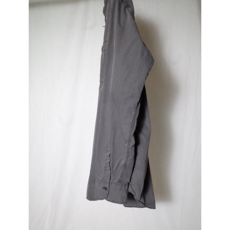 hobo ホーボー "ARTISAN L/S SHIRT COTTON BROAD CHARCOAL DYED"