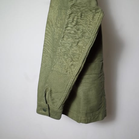 hobo ホーボー "ARTISAN SHIRT JACKET COTTON MOLESKIN MALUBERRY LEAF DYED"