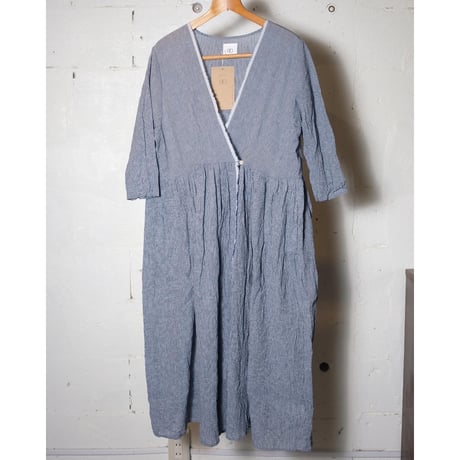 (g) グラム "FABRIC EAR CACHECOEUR ONE PIECE" ファブリックイヤーカシュクールワンピース