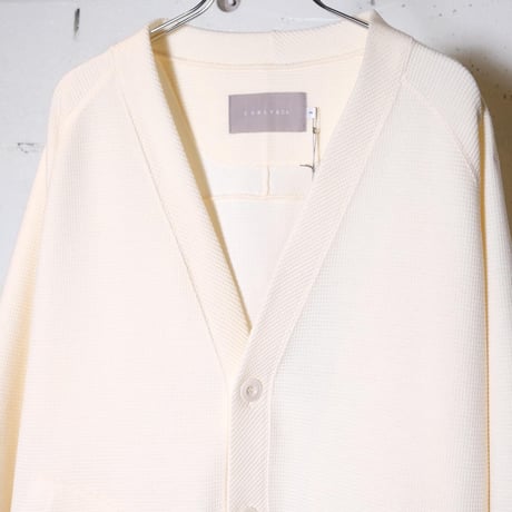 CURLY カーリー "CLASSIC LIGHT WAFFLE CARDIGAN"カーディガン