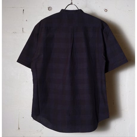 MANUAL ALPHABET マニュアルアルファベット"MELAMGE CHECK LOOSE FIT B/C SHT"