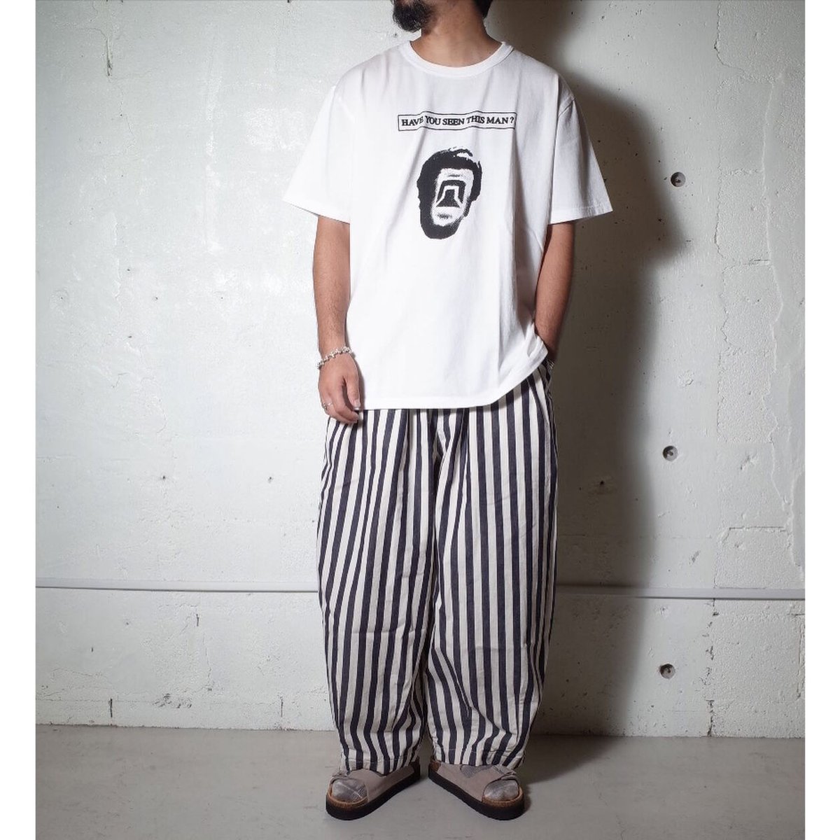 HARVESTY ハーベスティ ストライプ サーカスパンツ HARVESTY (ハーベスティ) サーカスパンツ ノンフェイドストライプ