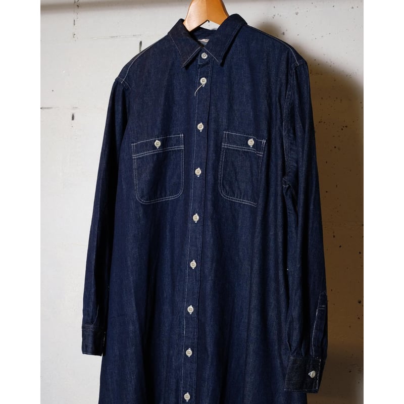 HARVESTY デニムワークシャツワンピース HARVESTY ハーベスティ