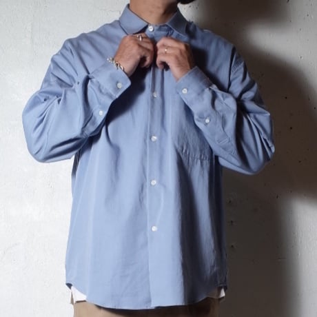 LAMOND ラモンド "SUPIMA COTTON BOLD SHIRTS JACKET"スーピマコットンボールドシャツジャケット