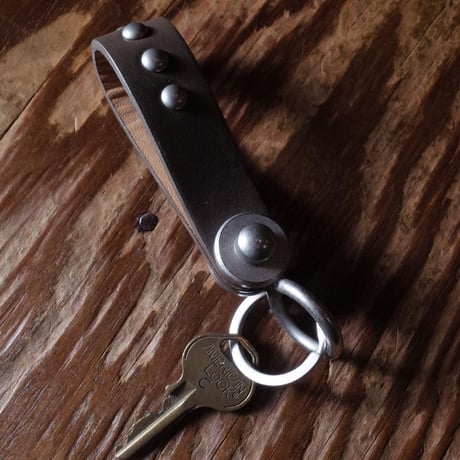hobo ホーボー"TUDDED KEY RING OILED COW LEATHER"キーリング