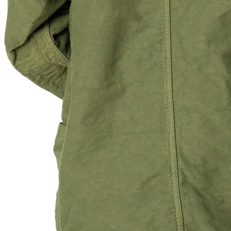 hobo ホーボー "ARTISAN SHIRT JACKET COTTON MOLESKIN MALUBERRY LEAF DYED"