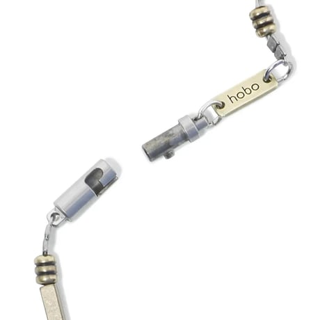 hobo ホーボー "BEADS NECKLACE HEMATITE"ネックレス