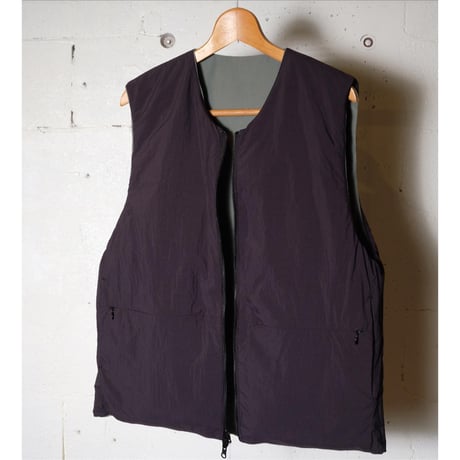 LAMOND ラモンド "N/C SHIBO REVERSIBLE DOWN VEST"リバーシブルダウンベスト