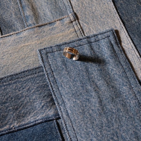 hobo ホーボー "ROPE RING 925 SILVER with BRASS" リング