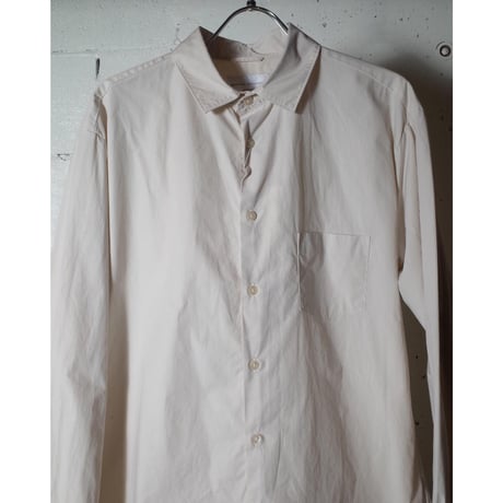 MANUAL ALPHABET マニュアルアルファベット "LOOSE FIT REGULAR COLLAR SHT"