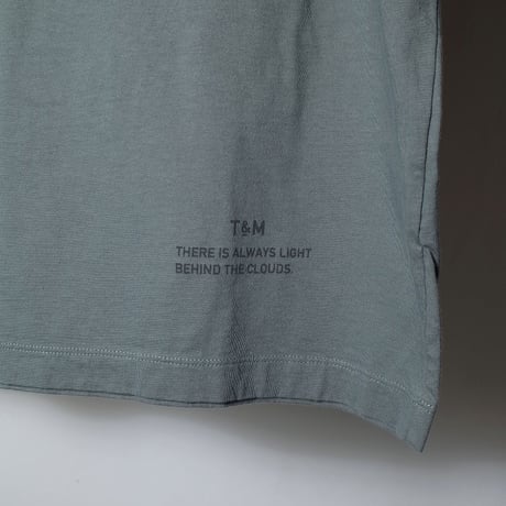 TRAVAIL MANUEL トラバイユマニュアル "シャビー天竺 プリントT T&M"