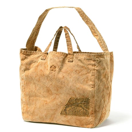 hobo ホーボー"2WAY TOTE BAG DUCK CANVAS KAKISHIBU DYED" トートバック