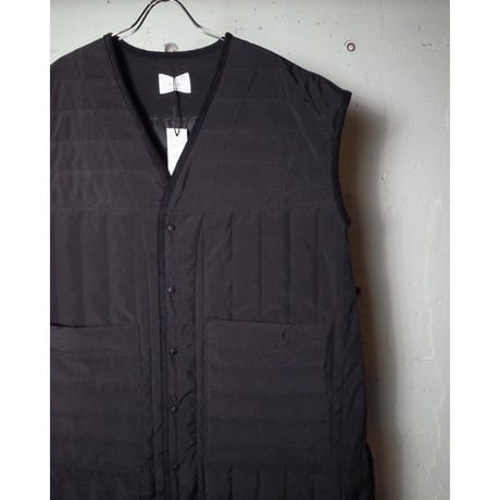 MANON マノン "QUILT PIPING LONG GILET"キルトパイピング ロングジレ