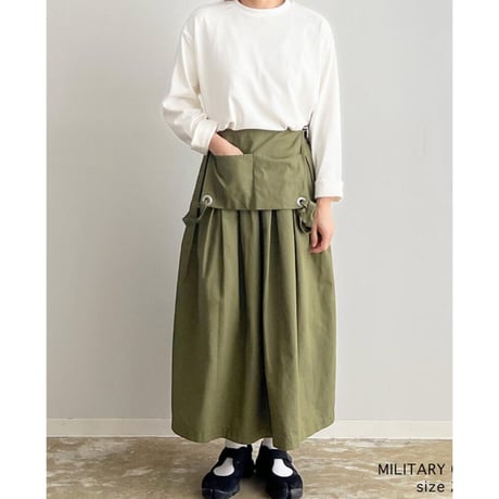 HARVESTY ハーベスティー"GARDEN APRON SKIRT"ガーデンエプロンスカート