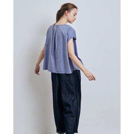 (g) グラム "FRONT RIBBON BLOUSE"フロントリボンブラウス