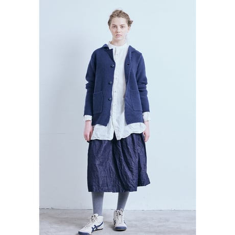 (g) グラム "SHEEP YARN GARTER KNITTING JACKET"シープヤーンガーター編みジャケット
