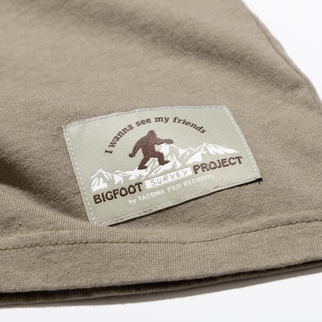 TACOMA FUJI RECORDS タコマフジレコード "BIGFOOT SURVEY PROJECT LOGO  designed by Jerry UKAI"