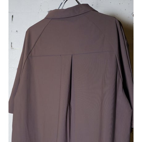 CURLY カーリー "SPLIT RAGLAN SHIRT -solid-"スプリットラグランシャツ